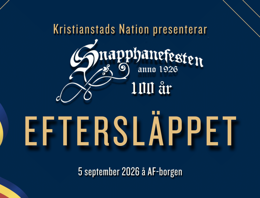 Snapphanefesten EFTERSLÄPPET 2026